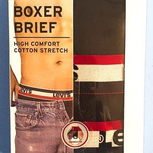 3-Pack XL Levi's Boxer Briefs Black